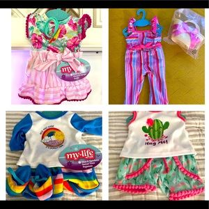 18” doll 4 Outfits lot by My Life As